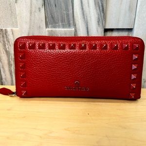 Women’s Mario Valentino studded leather wallet